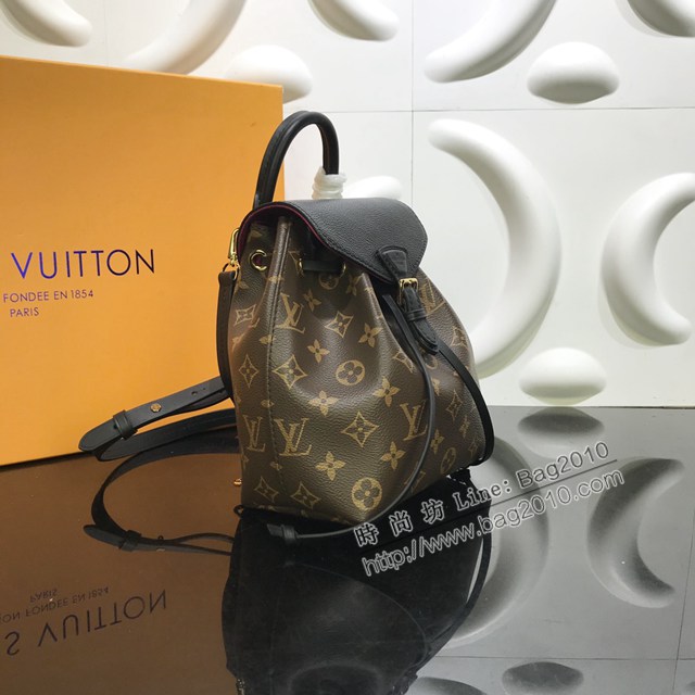 Lv路易威登2023專櫃新款Montsouris BB雙肩包 LV老花女士後背包 M45502 M45516 ydh5184